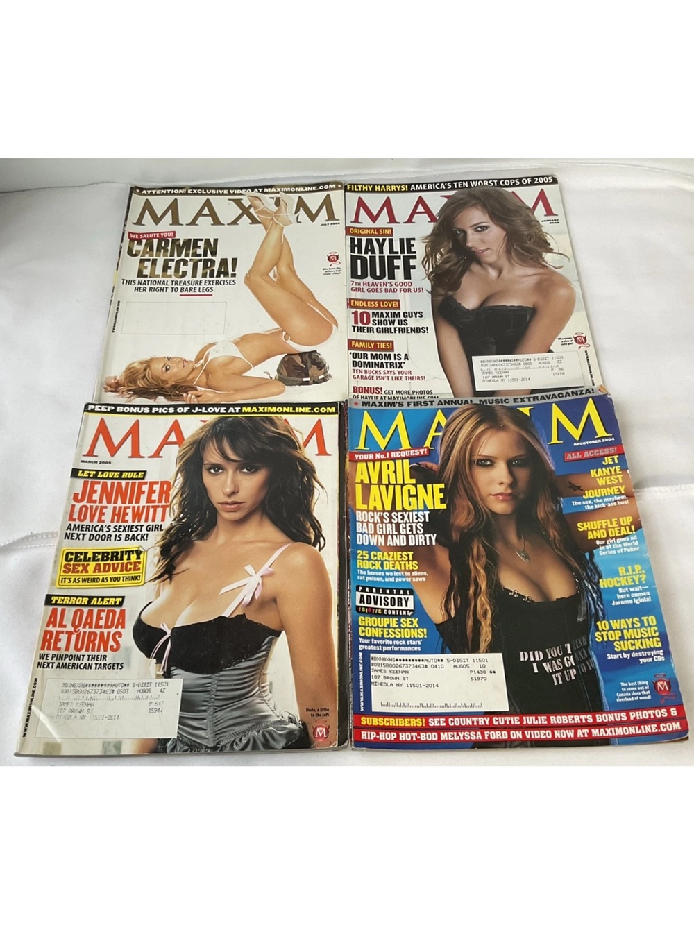 4-Vintage 2000’s MAXIM Magazine